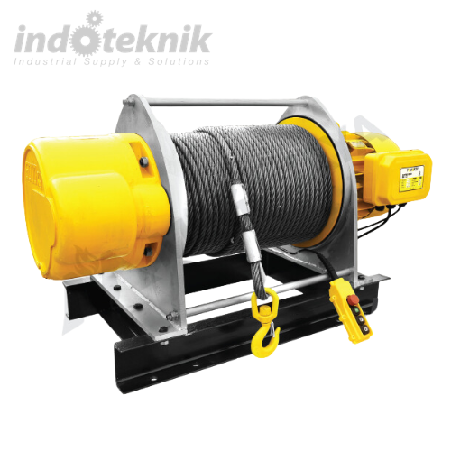 Powertec Electric Winch 3F Heavy Duty 3 T X 100 M 17 5mm KDJ 3000E3