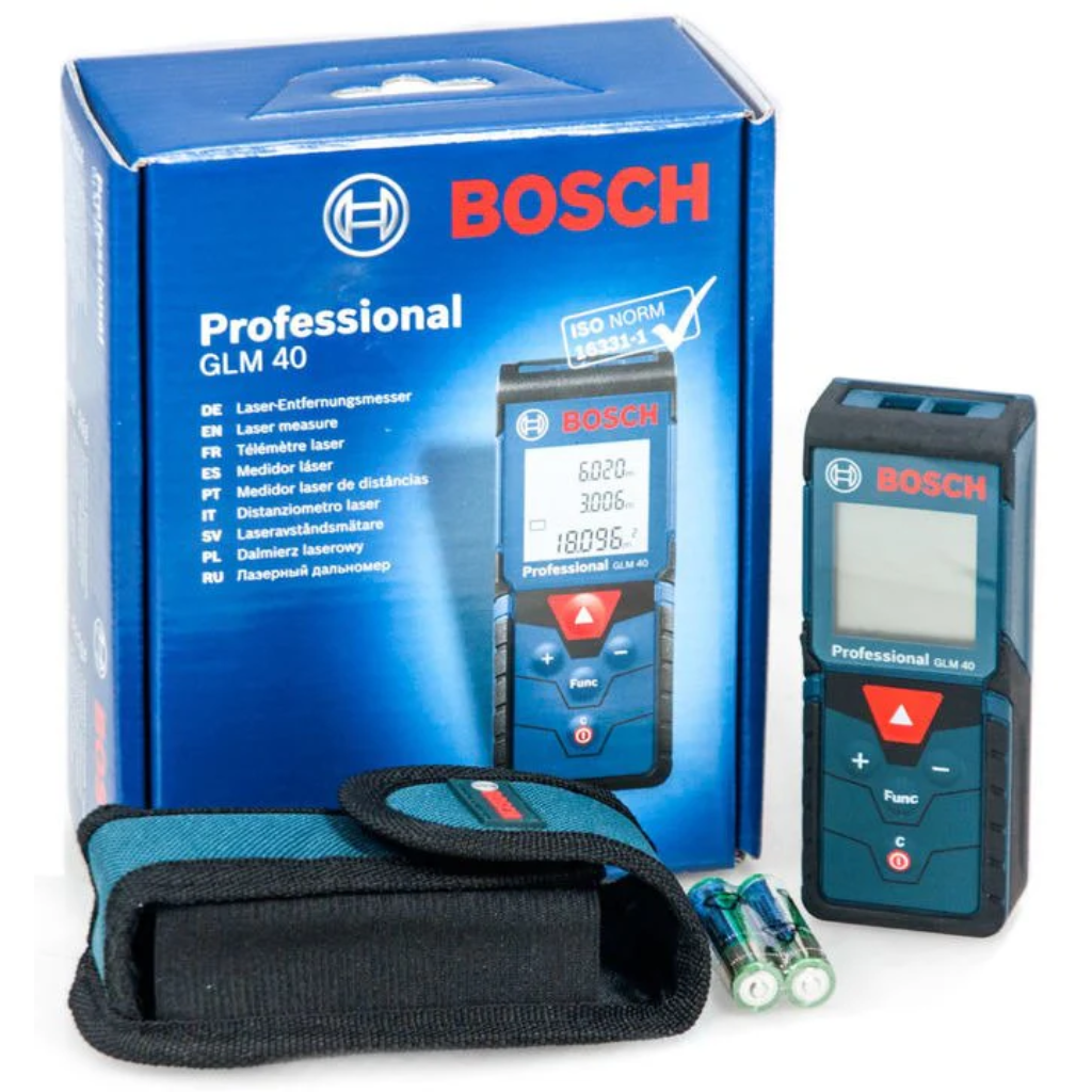 BOSCH MEASURING LASER RANGEFINDER (GLM 40)