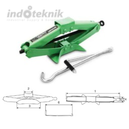 TEKIRO Scissor Jack Dongkrak Jembatan (2 Ton)