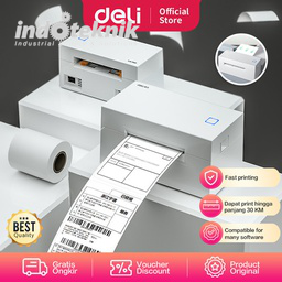 Deli Thermal Label Printer Barcode Thermal Resi Fast Printing DL-760D (1 PCS)