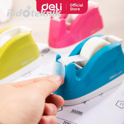 Deli E808 Tape Accessories/Tape Dispenser-Tape Dispenser Small-Pink (1 PCS)