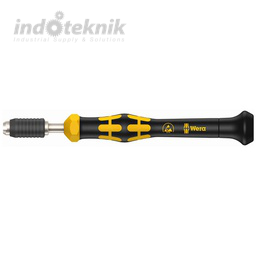 Wera 7445 ESD Torque Screwdriver - Adjustable 2.5-11.5 Inch Pounds Precision Tool