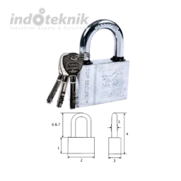 TEKIRO Padlock Short Gembok Pendek