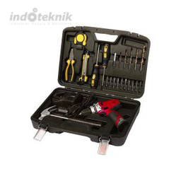 KRISBOW CORDLESS DRILL SET 10MM 12V ED12-10RCS