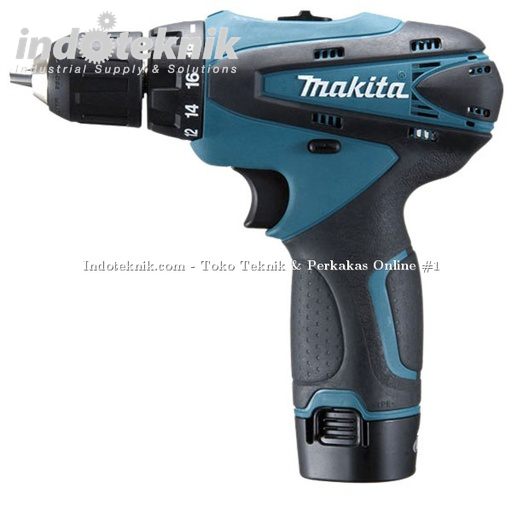 Makita Cordless Driver Drill DF330DZ 10mm 3/8 Inch 10.8V - (Hanya Unit Tanpa Battery dan Charger)