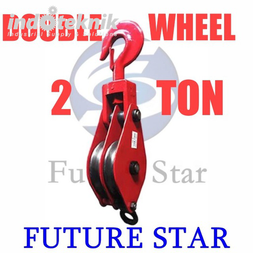 DOUBLE WHEEL PULLEY 2 TON / KATROL 2 TON