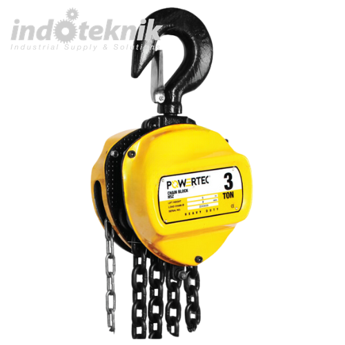 Powertec Chain Block / Takel 5 Ton x 3 Meter