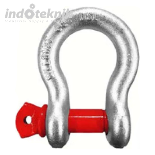Powertec Bow Shackle Omega G209 17 Ton - 1-1/2 Inch Segel Screw Pin