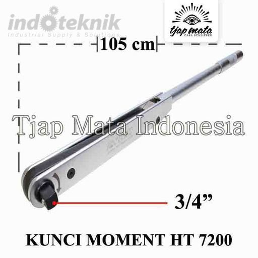 TJAP MATA / CAP MATA Kunci Momen / Torsi / Torque 3/4" DR HT 7200