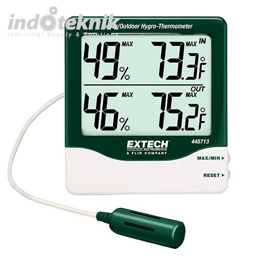 Extech Big Digit Indoor/Outdoor Hygro-Thermometer