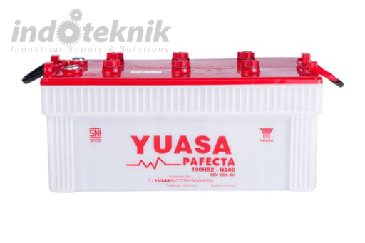 Yuasa Aki Basah/Aki Kapal /Aki Truck / Aki Genset /UPS N200 (12V, 200AH)