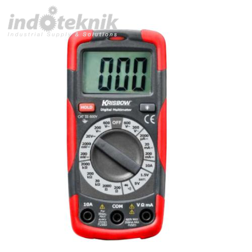 KRISBOW DIGITAL MULTIMETER COMPACT 600V W/ NCV