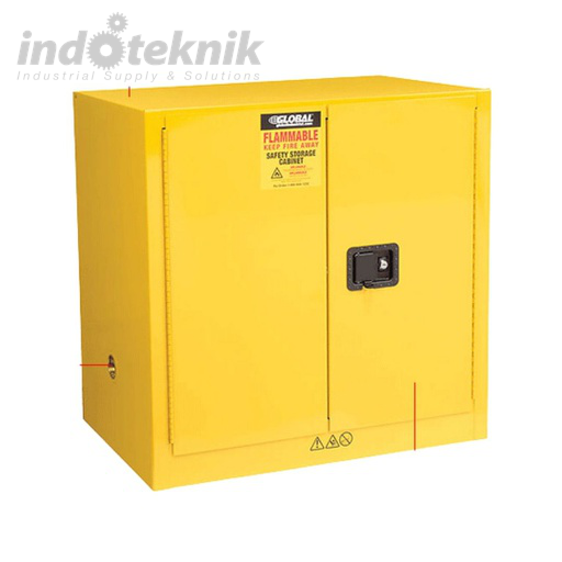KRISBOW FLAMMABLE 30 GAL/ 114L 2 DOOR