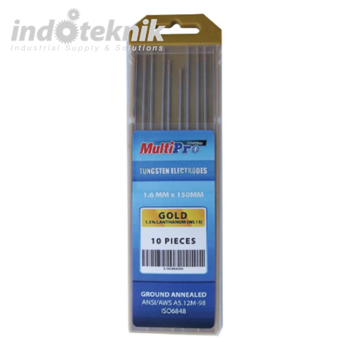 Multipro Welding Accessories Tungsten Electrode Gold
