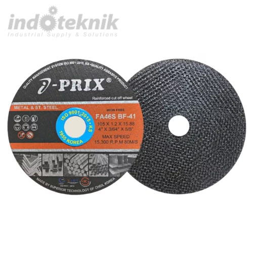 I-Prix Cutt Off Wheels Mata Gerinda Potong Metal 4 Inch (105 x 1.2 x 15.88) FA46S BF-41 - 600 Pcs