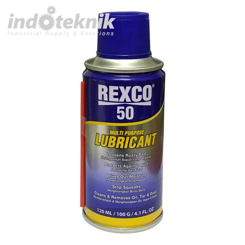 Rexco 50 Multi Purpose Lubricant Pelumas Anti Karat Serba Guna 120 ML / 100 G / 4.2 fl OZ